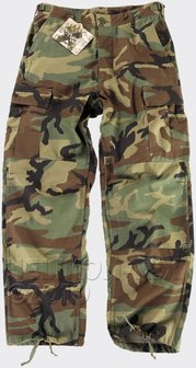 BDU Helikon-tex cotton ribstop US Woodland