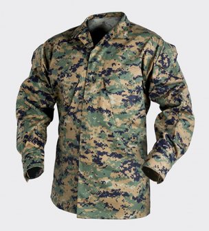 SHIRT USMC DIGITAL WOODLAND camo