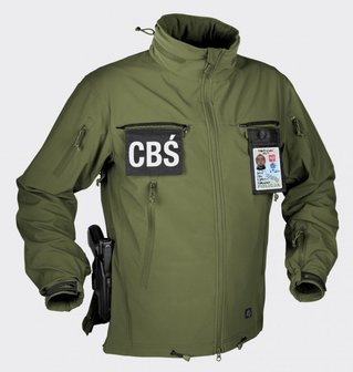 COUGAR&reg; QSA&trade; + HID&trade; Jacket - Soft Shell Windblocker - OLIVE GREEN