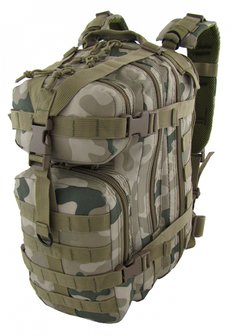 Assault Backpack 25 liter PL Desert van CAMO MG