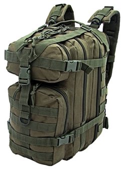 Assault Backpack 25 liter Olive Green van CAMO MG