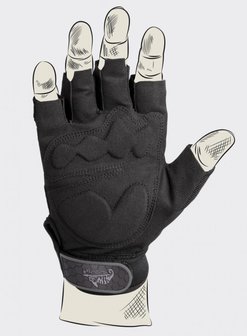 Half Finger Gloves /  Handschoenen halve vingers Helikon-Tex zwart