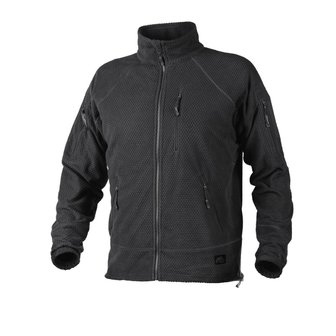 Alpha TACTICAL Grid Fleece Jacket BLACK   NEW!