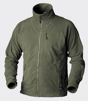 Alpha TACTICAL Grid Fleece Jacket BLACK   NEW!