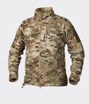 Alpha TACTICAL Grid Fleece Jacket BLACK   NEW!
