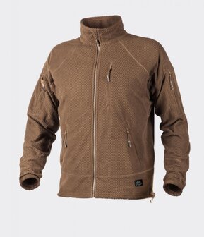Alpha TACTICAL Grid Fleece Jacket COYOTE