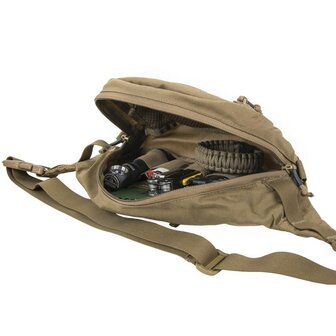 WAIST BAG model BANDICOOT Helikon-tex Black with Olive Green