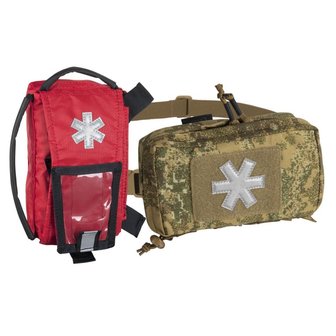 MODULAR INDIVIDUAL MED KIT&reg; Pouch Helikon-Tex Red with OLIVE GREEN