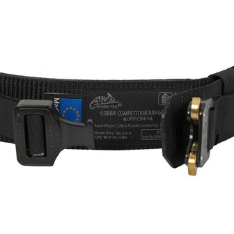 COBRA Competition Belt 45 MM in BLACK with COYOTE