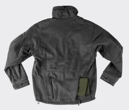 LIBERTY Fleece Jacket  zwart/black Heavy Duty