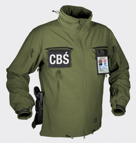 COUGAR® QSA™ + HID™ Jacket - Soft Shell Windblocker - OLIVE GREEN