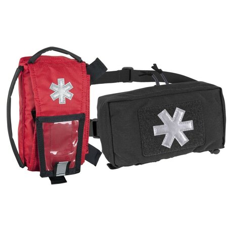 MODULAR INDIVIDUAL MED KIT® Pouch Helikon-Tex Red with ADAPTIVE GREEN