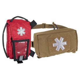 MODULAR INDIVIDUAL MED KIT® Pouch Helikon-Tex Red with COYOTE